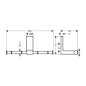 Axor Universal Rectangular - Double porte-papier, chrome 42657000