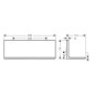 Axor Universal Rectangular - Étagère, longueur 300 mm, chrome 42644000