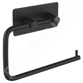 Sapho Accessoires - Porte-papier toilette à collet, noir mat 33211
