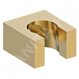 Sapho Douches - Support de douche, doré 1205-14GB