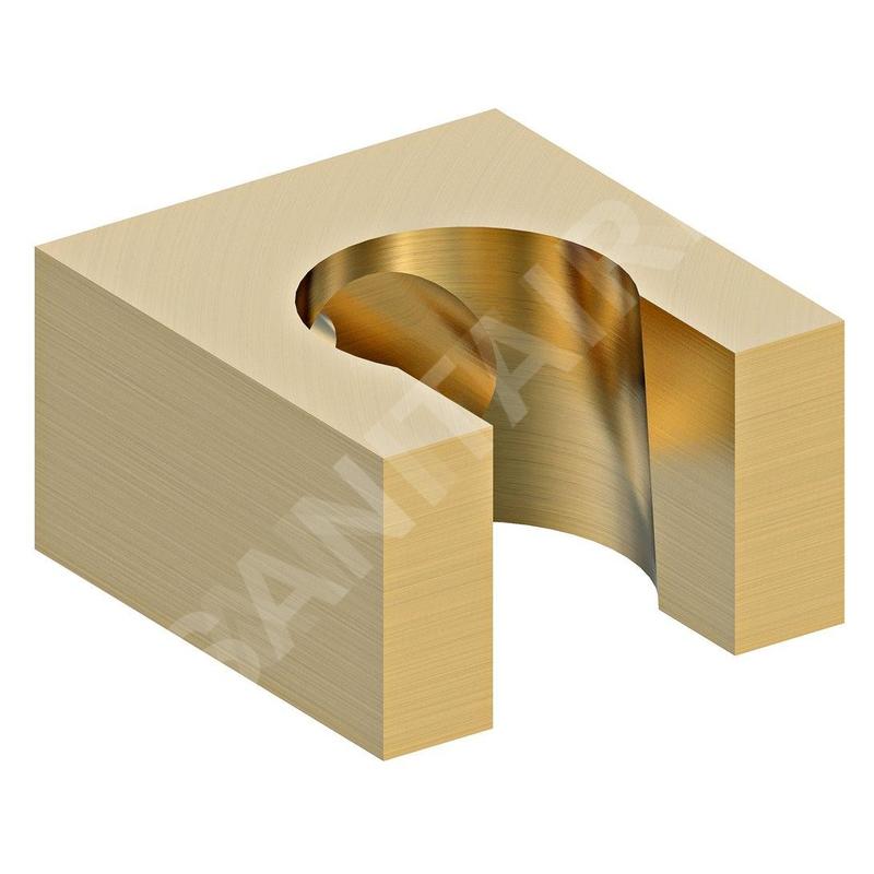 Sapho Douches - Support de douche, doré 1205-14GB