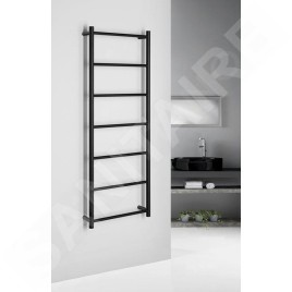 Sapho Équipement de salle de bain - Porte-serviettes, largeur 500 mm, noir mat SH500B