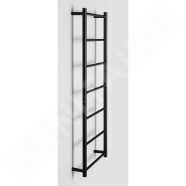 Sapho Équipement de salle de bain - Porte-serviettes, largeur 500 mm, noir mat SH500B