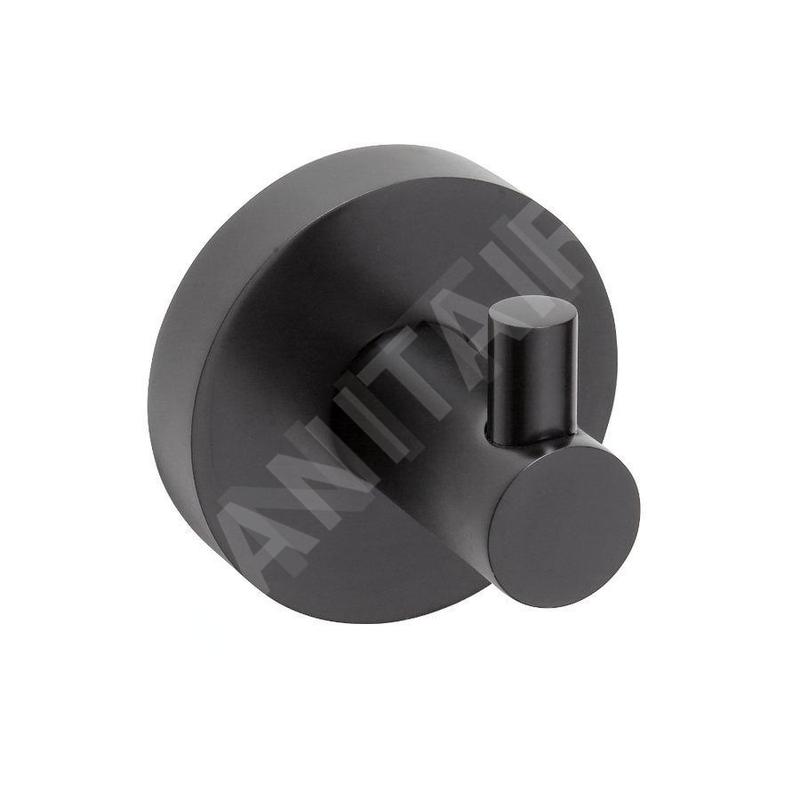 Sapho X-Round - Patère, noir XR205B Sapho X-Round - Patère, noir XR205B