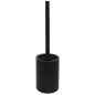 Sapho X-Round - Brosse WC à poser, noir XR306B