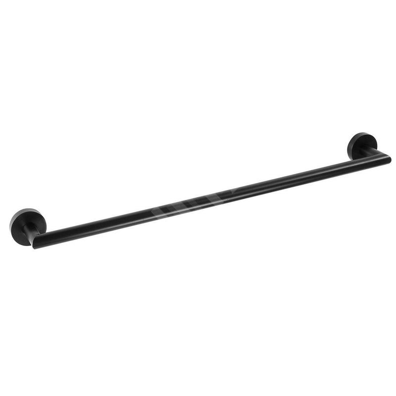 Sapho X-Round - Porte-serviettes, longueur 36 cm, noir XR400B