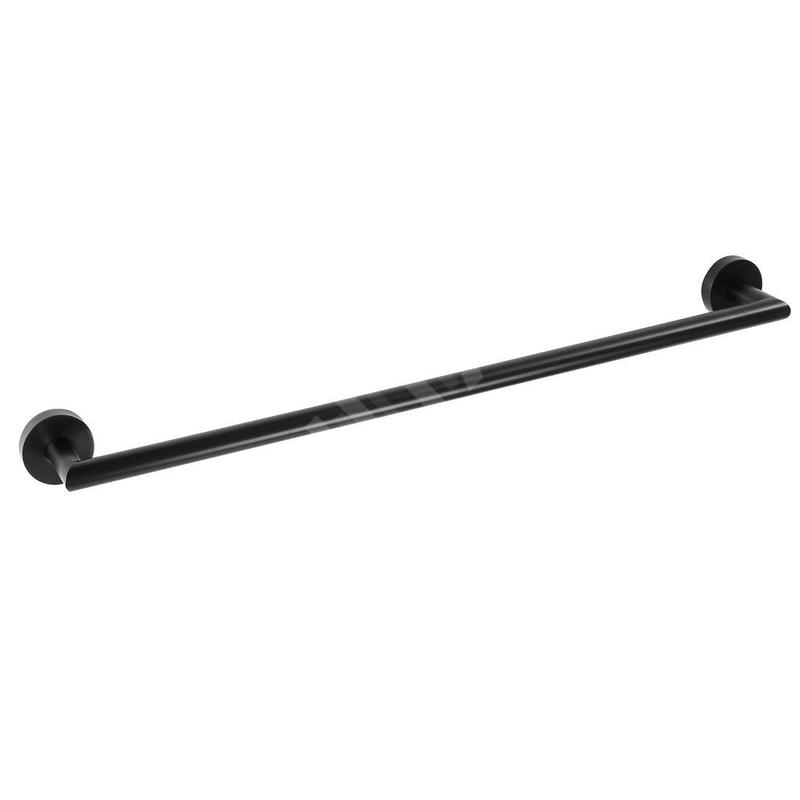 Sapho X-Round - Porte-serviettes, longueur 51 cm, noir XR402B