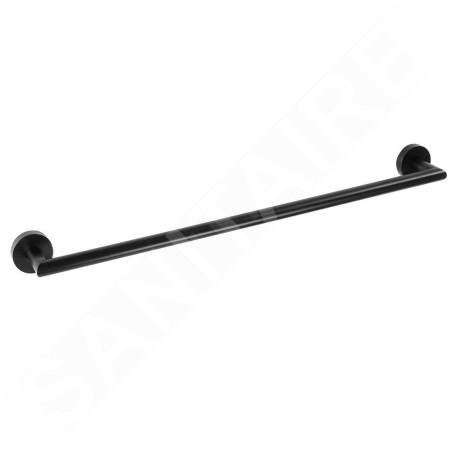 Sapho X-Round - Porte-serviettes, longueur 51 cm, noir XR402B