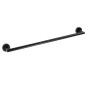 Sapho X-Round - Porte-serviettes, longueur 51 cm, noir XR402B