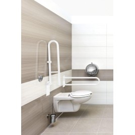 Sapho Équipement de salle de bain - Poignée pliante, longueur 60 cm, blanc XH516W