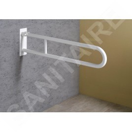 Sapho Équipement de salle de bain - Poignée pliante, longueur 81 cm, blanc XH518W