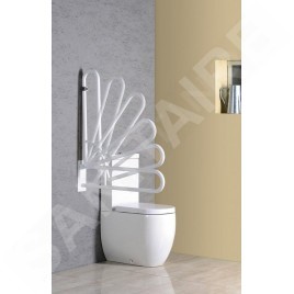 Sapho Équipement de salle de bain - Poignée pliante, longueur 81 cm, blanc XH518W