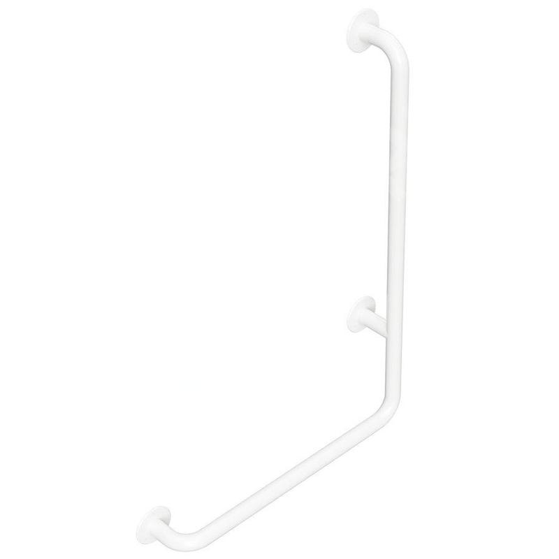 Sapho Équipement de salle de bain - Main courante brisée 81x55 cm, droite, blanche XH524W