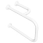 Sapho Équipement de salle de bain - Poignée droite, longueur 50 cm, blanc XH534W
