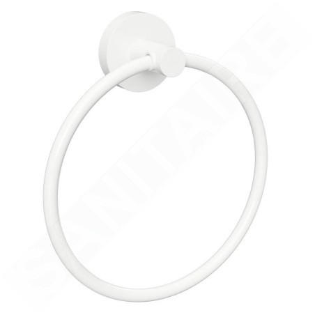 Sapho X-Round - Porte-serviettes, blanc XR411W