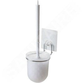 Compactor Bestlock Magic - Brosse de toilette murale avec support, blanc/chrome RAN6859