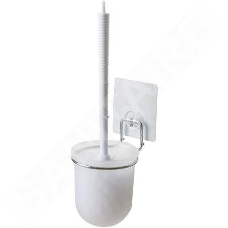 Compactor Bestlock Magic - Brosse de toilette murale avec support, blanc/chrome RAN6859