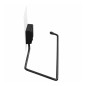 Compactor Bestlock Magic - Porte-serviettes, longueur 255 mm, noir RAN10209