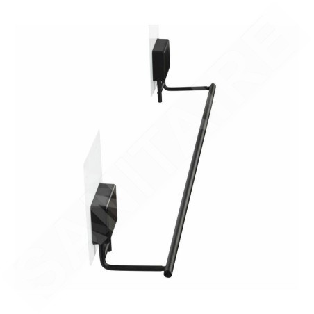 Compactor Bestlock Magic - Porte-serviettes, longueur 480 mm, noir RAN10210