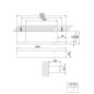 Steinberg 420 - Porte-serviettes, longueur : 64 mm, chrome 420 2600