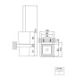 Steinberg 420 - Brosse WC murale avec support, verre dépoli / chrome 420 2902