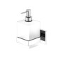 Steinberg 450 - Distributeur de savon avec support, verre dépoli / chrome 450 8000