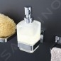 Steinberg 450 - Distributeur de savon avec support, verre dépoli / chrome 450 8000