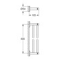 Grohe QuickFix Start - Porte-serviettes double, chrome 41203000