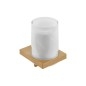 Keuco Edition 11 - Distributeur de savon avec support, 180 ml, verre dépoli/bronze 11152039000