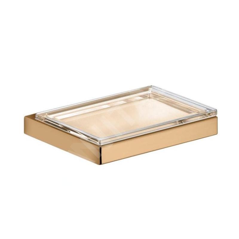 Keuco Edition 11 - Porte-savon avec support, verre / bronze brossé 11155039000