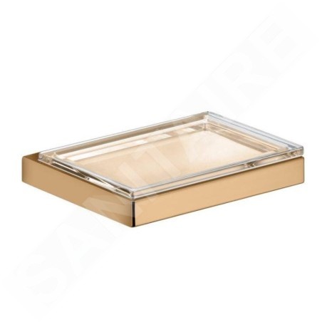 Keuco Edition 11 - Porte-savon avec support, verre / bronze brossé 11155039000