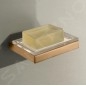 Keuco Edition 11 - Porte-savon avec support, verre / bronze brossé 11155039000