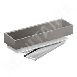 Keuco Edition 11 - Étagère avec raclette à vitre, longueur 300 mm, nickel brossé 11159050000
