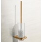 Keuco Edition 11 - Brosse de toilette avec support, verre dépoli/bronze brossé 11164039000
