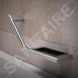 Keuco Plan - Barre de maintien avec porte-savon, 44x11 cm, droite, chromée 14909071037