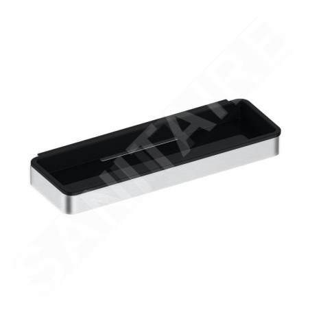 Keuco Plan - Étagère, longueur : 29 cm, inox/noir 14958070037