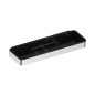 Keuco Plan - Étagère, longueur : 29 cm, inox/noir 14958070037