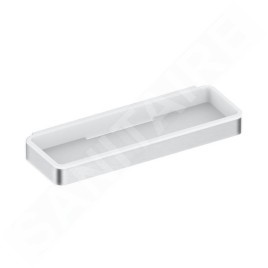 Keuco Plan - Étagère, longueur : 29 cm, inox/blanc 14958070051