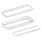 Keuco Plan - Étagère avec raclette, longueur 29 cm, inox/noir 14959070037