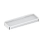 Keuco Plan - Étagère avec raclette à vitre, longueur 29 cm, inox/blanc 14959070051