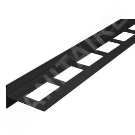 Sapho Canniveaux de vidage - Barre de drainage 100 cm, gauche, noir mat SPD10B-L