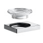 Keuco Edition 90 - Porte-savon avec support, verre/chrome 19155019000