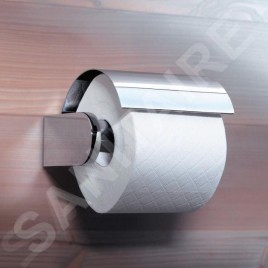 Keuco Edition 300 - Porte-papier de toilette avec couvercle, chrome 30060010000