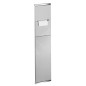 Keuco Plan Integral - Porte-rouleau toilette avec brosse de toilette à encastrer,  porte gauche, chrome 44964011701