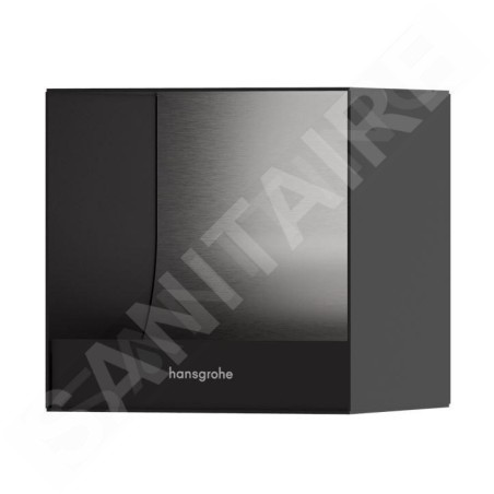 Hansgrohe XtraStoris Original - Porte-papier toilette encastré, noir mat 56065670