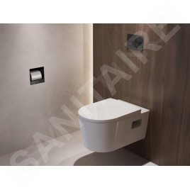 Hansgrohe XtraStoris Original - Porte-papier toilette encastré, noir mat 56065670