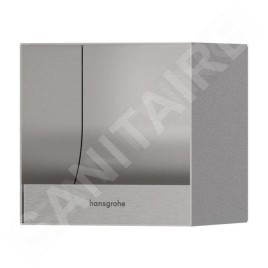 Hansgrohe XtraStoris Original - Porte-papier toilette encastré, acier brossé 56065800
