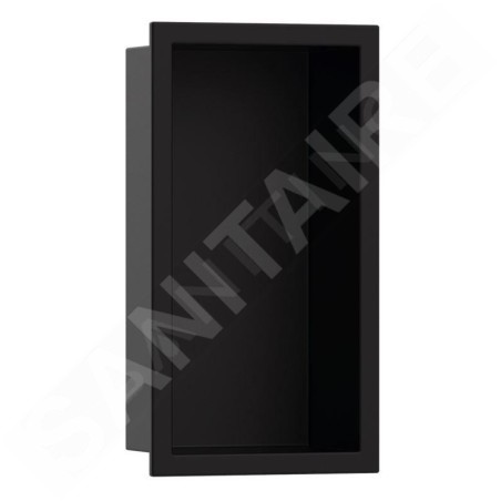 Hansgrohe XtraStoris Original - Niche murale avec cadre, 300 x 150 x 70 mm, noir mat 56092670