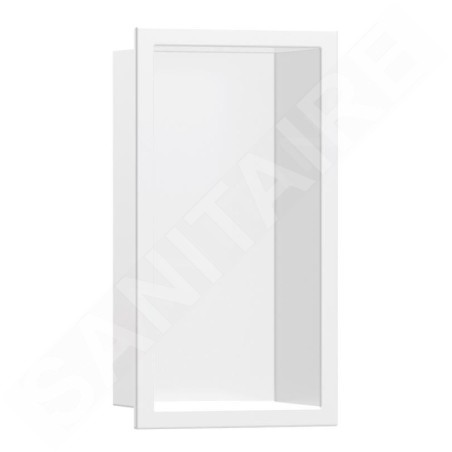 Hansgrohe XtraStoris Original - Niche murale avec cadre, 300 x 150 x 70 mm, blanc mat 56092700