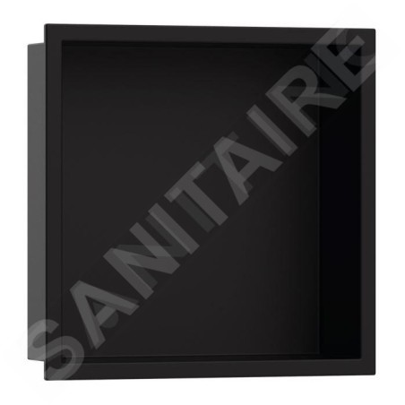 Hansgrohe XtraStoris Original - Niche murale avec cadre, 300 x 300 x 70 mm, noir mat 56093670